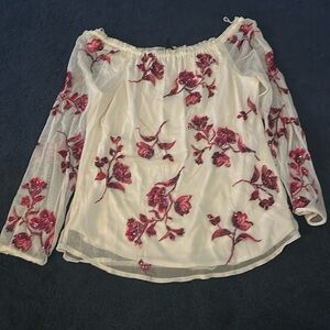 White House black market sequence white blouse